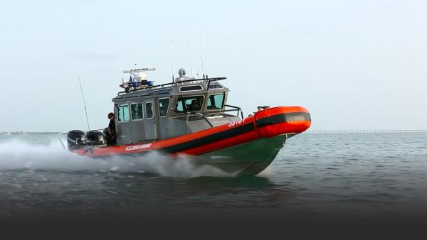 Coast Guard Rescue Boat on water