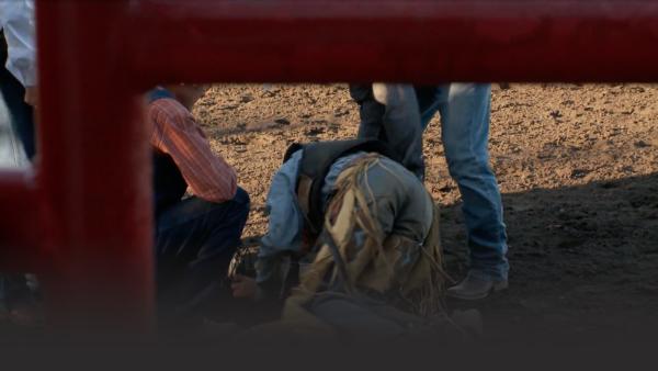 Injuries can most certainly happen while bull riding. 