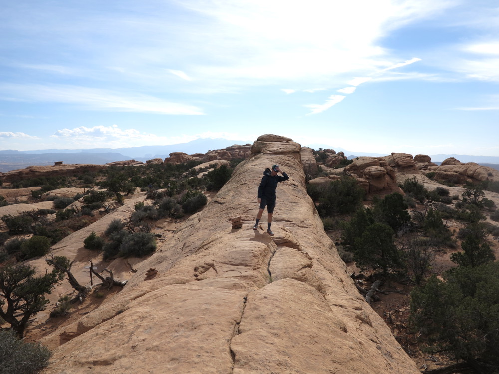 Arches National Park dangerous fin hike Arches National Park dangerous fin hike