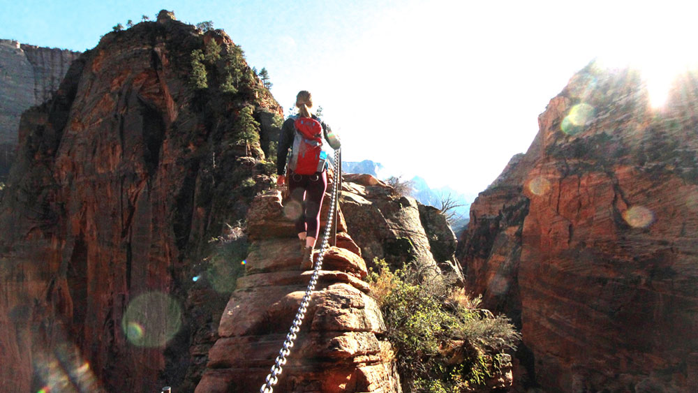 Zion National Park dangerous hike Zion National Park dangerous hike
