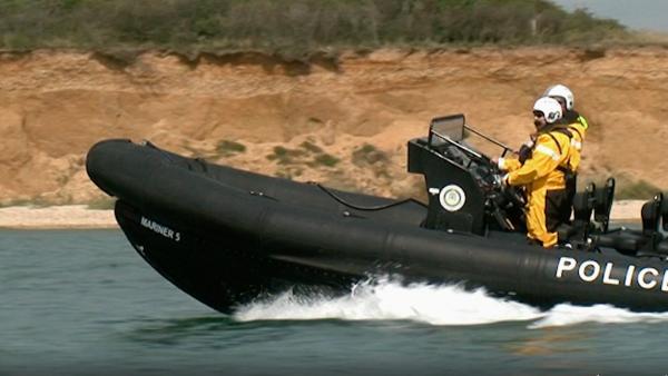 Police speedboat