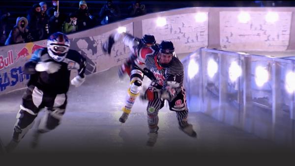 Men iceskating