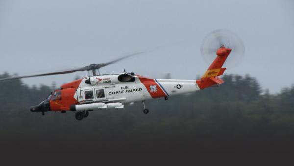 A helicopter