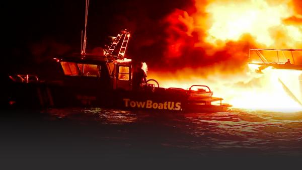 Boat on Fire