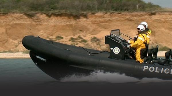 Police speedboat