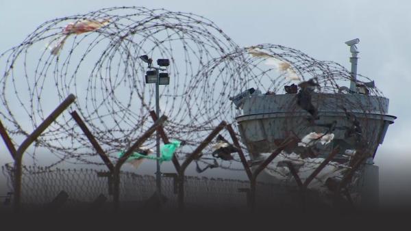 Barbed wire at the West Bank