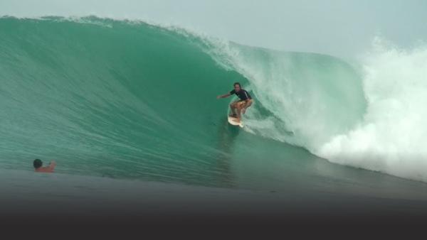 Man surfing