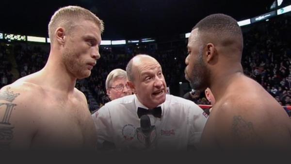 Freddie Flintoff prepares for a professional boxing match against Richard Dawson