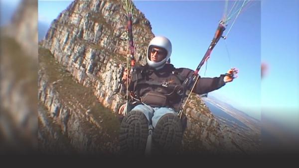 Greg Hamerton paragliding 