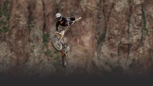 Jim Mcneil attempts the cat walk.