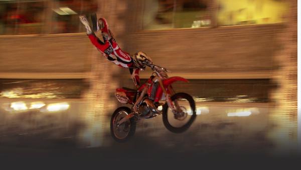 Jeff Tilton performing insane freestyle tricks that will make your head spin.