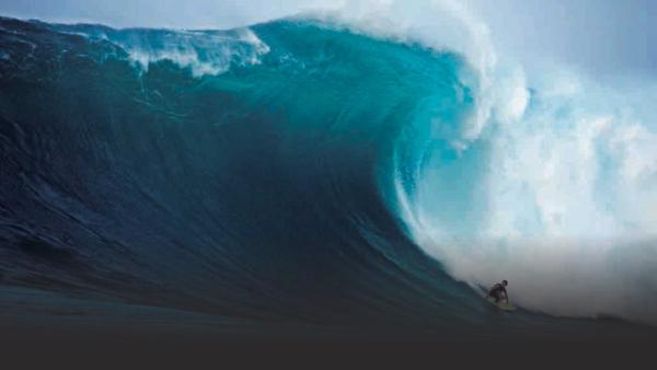 Rusty Long surfing